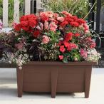 花と野菜のプランター600型ブラウン