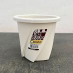 根はりポット 12型（直径12.0cm、高さ11.4cm、容量0.65L）ホワイト