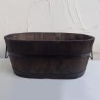 焼杉プランター：小判4個セット