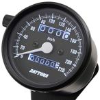  Daytona (Daytona) для мотоцикла автоматический спидометр чёрный корпус / черный panel / белый LED φ60 220km/h отображать 15