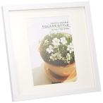 na бегемот cocos nucifera из дерева квадратное фоторамка 2L штамп белый f-TQW-301-W