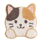 oka(OKA) вентилятор tito животное украшение эмблема ( крышка покрытие ) бежевый (..) ( симпатичный домашнее животное три шерсть кошка поглощение нежный 