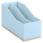  лев офисная работа контейнер box файл BF-877 A5 штамп горизонтальный голубой 