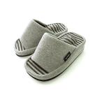 [ ok пятно ] тапочки With диета серый NWAA7904GY палец .... пальцы ног .. широкий надеть обувь ...