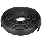 ショッピングTRUSCO TRUSCO(トラスコ) ソフトケーブルプロテクター 10×W50.8×5m ブラック TSRD10×505-BK