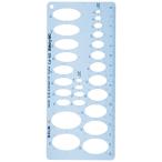  гонг Pas шаблон P type эллипс линейка P-3B голубой 31633