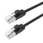 エレコム LANケーブル PS5対応 CAT6A 爪折れ防止 5.0m ブラック