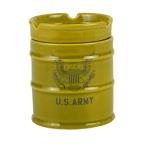  love дракон фирма NEW барабан жестяная банка пепельница ARMY AR-1426-2