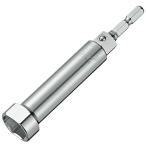 トップ工業 (TOP) 電動ドリル用 レースウェイ用ソケット ロングタイプ 対辺17mm 電動手動兼用 13mmレンチ使用可能 ECS-17L