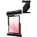  Elecom планшет водонепроницаемый кейс IPX8 кнопка. вдавлено легко боковой рама отсутствует модель ремешок на шею есть 8.9~13inch черный TB-