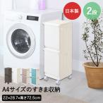 ランドリーボックス 2段 Clevan Half 日