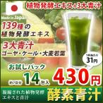 ショッピング青汁 青汁 酵素青汁 国産 3大青汁 抹茶風味 飲みやすい 続けやすい お試し 14包 分包タイプ 大麦若葉 ゴーヤ ケール 安心