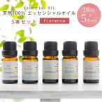 エッセンシャルオイル アロマオイル 5本セット 10ml 5種類セット リラクゼーション 天然素材100％ アロマバス マッサージ