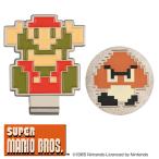 ゴルフ キャラクター マーカー マリオ&クリボー スーパーマリオブラザーズ マグネット