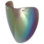 【在庫処分品】バイク ヘルメット ジェットヘルメット ロングシールド-II イエローミラー ミラータイプ【商品合計2000円以上で送料無料！】