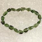 モルダバイトタンブルブレスレット鑑...