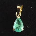 エメラルド 6mmペアシェイプ ペンダ