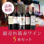 ワイン ワインセット 超売れ筋赤ワイン5本セット RC9-1 [750ml x 5] 送料無料