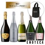 ショッピング保冷 ワインセット スパークリングワイン【エノテカワインバッグ付】ソムリエ厳選 辛口スパークリング5本セット送料無料 EW12-1 [750ml×5]