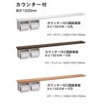 カウンター付２連紙巻器1020×120×156ｍｍ【会社入れ限定】トイレ空間を有効に活用できる使い勝手アイテム