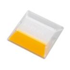 【セーフアイ】SB-Y片面反射黄色　最高の再帰指向反射性能を有する貼り付け式道路反射鋲