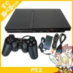 PS2 プレステ2 プレイステーション2 チャコール・ブラック (SCPH-77000CB) 本体 すぐ遊べるセット コントローラー付 PlayStation2 SONY ソニー 中古