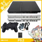 PS2 本体 互換コントローラー1個 すぐ遊べるセット プレステ2 SCPH 75000CB CW SS メモカ付【中古】
