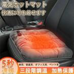 【セール中】ホットマット ホットカーシート 電気座布団 3段階温度 45℃~65℃ ヒーター クッション 加熱パッド 速熱 滑り止め 省エネ ぽかぽか 暖房器具 極厚8cm