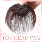 頭頂部ウィッグ 部分ウィッグ ヘアピース 自然 つむじ 分け目 レディース ボリューム カツラ つけ毛