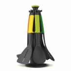 キッチンツール 回転台付き ジョセフジョセフエレベートカルーセルセット マルチカラー キッチン用品 プレゼント ギフト 衛生的 ソリッドスプーン クリスマス