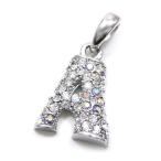 Yahoo! Yahoo!ショッピング(ヤフー ショッピング)キラキラ チャーム ペンダントトップ イニシャル A