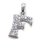 Yahoo! Yahoo!ショッピング(ヤフー ショッピング)キラキラ チャーム ペンダントトップ イニシャル F