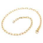  ножной браслет серебряный 925 Gold цвет металлизированный длина угол red beans цепь 26cm мужской 