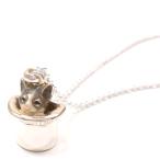 Yahoo! Yahoo!ショッピング(ヤフー ショッピング)ネックレス ペンダント シルバー925 帽子 猫 ネコ はちわれ 灰 50cm レディース プレゼント ギフト