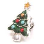 ピンブローチ ラペルピン シルバー925 クリスマスツリー イタリア製 サツルノ メンズ レディース プレゼント ギフト