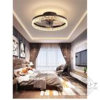 天井照明 LED シーリングファン 豪華スタイル 扇風機付きペンダントライト 風量6段切替機能付 レストラン ファン付き照明