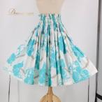 [ б/у ]ALOHA FABRICS хула костюм юбка пау оттенок белого гибискус рисунок Hawaiian принт aro - цветок принт урок тренировка одиночный ska...