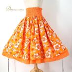  б/у ICHIOKUichi ok хула костюм юбка пау orange серия гибискус рисунок Hawaiian принт ICHIOKUaro - хула урок тренировка цветочный принт ....
