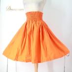  б/у хула костюм юбка пау orange серия оранжевый одноцветный простой Hawaiian aro - хула урок тренировка одиночный юбка тренировка надеты симпатичный .....