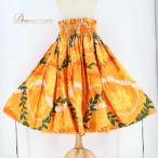 б/у хула костюм юбка пау orange серия Hawaiian принт aro - хула урок тренировка одиночный юбка flair orange оранжевый растения рисунок цветочный принт...