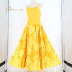  б/у T&amp;L MUUMUU FACTORY MM Factory хула костюм One-piece Гаваи производства orange серия Hawaiian принт топ платье aro - f...