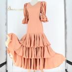  б/у trajes sevillanos фламенко костюм платье One-piece оттенок бежевого розовый серия orange серия розовый бежевый bo Ran te оборка одноцветный потускнение цвет Dance...