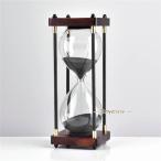  песочные часы 30 минут таймер . чуть более день рождения подарок интерьер модный реальный дерево металл высота howe элемент силикон стекло черный 