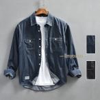 ショッピングダンガリー ダンガリーシャツ メンズ シャツ デニムシャツ 秋物 秋服 トップス カジュアルシャツ 長袖