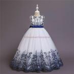 子供ドレス 女の子 春夏秋冬 高級感 ピアノ発表会 ロング ドレス 結婚式 キッズ フォーマル ドレス 子どもドレス 七五三 120-160cm ウェディング 記念撮影