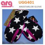 arg◆グローブ レディス＜UGG401 ARGSTARLOB GLOVE＞90 ブラック 三本指 手袋