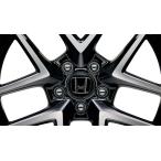 オデッセイ RC5：純正 アルミホイールセンターキャップ（ブラックHマーク）4個セット