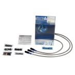 ショッピングスウェッジライン スウェッジライン フロント/クラッチセット KAWASAKI ZEPHYR1100 92-06 ブラック/レッド＆ブルー