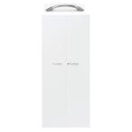 Garage　収納庫/本棚/書棚/シェルフ KK扉　5段用 KK-180D 白/灰取っ手 W792×D17×H1840mm （ガラージ/ガラーヂ/ガレージ/オフィス家具/SOHO/ソーホー/事務所/お