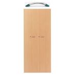 Garage　収納庫/本棚/書棚/シェルフ KK扉　5段用 KK-180D 木/緑 W792×D17×H1840mm （ガラージ/ガラーヂ/ガレージ/オフィス家具/SOHO/ソーホー/事務所/おしゃれ